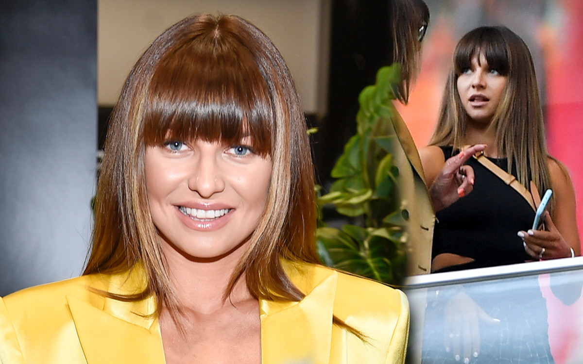 WOW! Anna Lewandowska w bardzo kusej stylizacji na Stadionie Narodowym