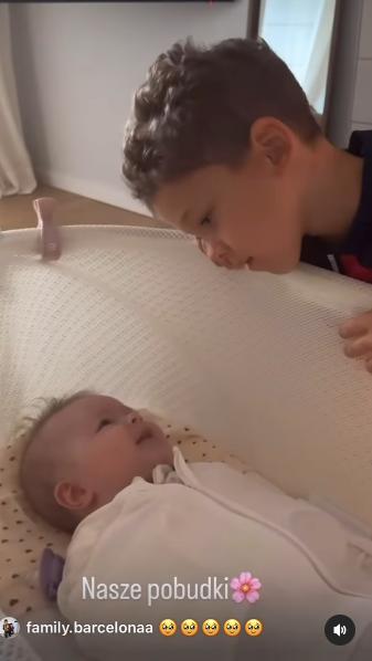 Noelia Szczęsna, Liam Szczęsny, fot. Instagram. 