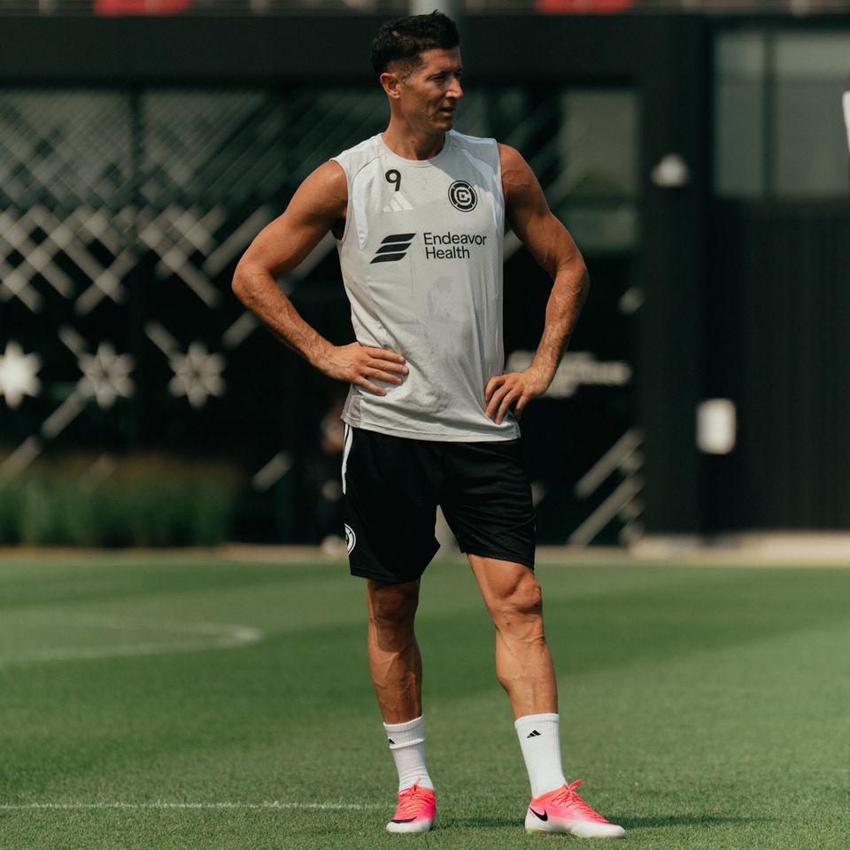 Robert Lewandowski w Chicago fot. Instagram @_rl9