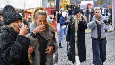 Nowa przyjaźń w show-biznesie. Chudziutka Tajner na jarmarku z dawną gwiazdą estrady