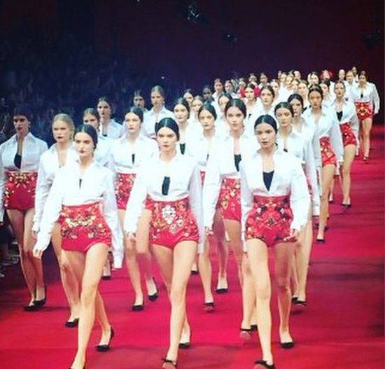 Kendall Jenner na wybiegach