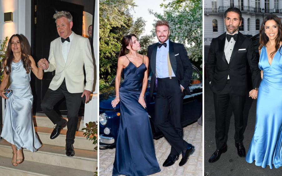 Plejada gwiazd na 50. urodzinach Beckhama. Urządzili dziką imprezę! (FOTO)