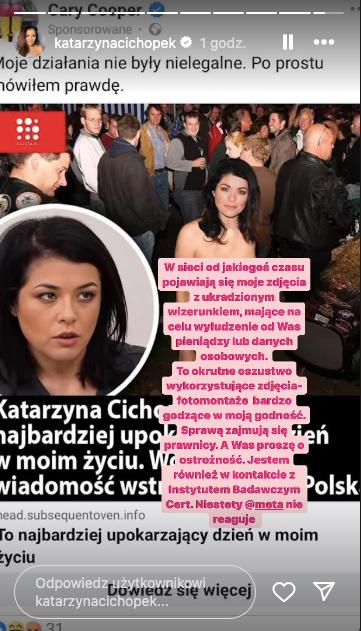 Katarzyna Cichopek, fot. Instagram. 