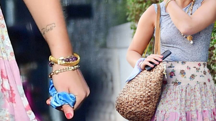 Lady Amelia Windsor na spacerze w Londynie