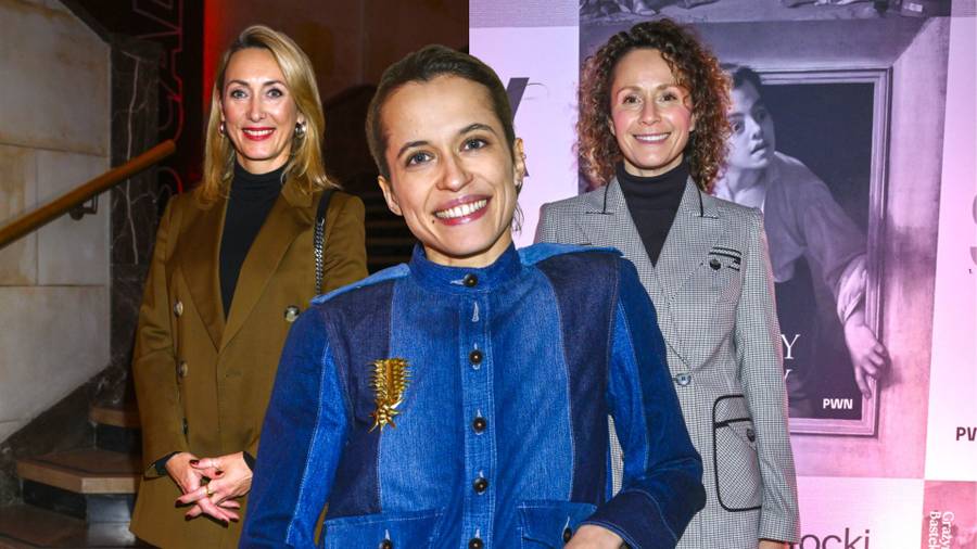 Gwiazdy na Art is callin. szczuplutka Ola Hamkało, Monika Mrozowska w stylowym komplecie