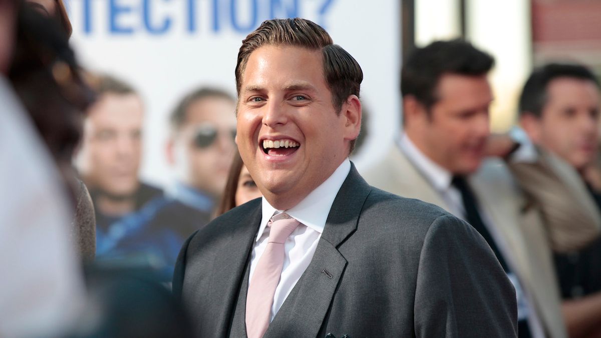 Cast member Jonah Hill laughs at the premiere of "The Watch" at the Grauman's Chinese theatre in Hollywood, California July 23, 2012. The movie opens in the U.S. on July 27. (UNITED STATES - Tags: ENTERTAINMENT ),Image: 437804135, License: Rights-managed, Restrictions: , Model Release: no, Credit line: Mario Anzuoni / Reuters / Forum
