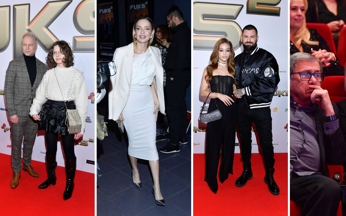 Premiera filmu “Fuks 2”. Maciej Stuhr z córką Matyldą, Gola debiutuje z ukochaną Sofią, Gajos, Kalicka…