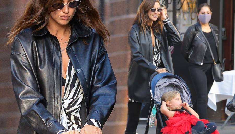 Irina Shayk z dzieckiem, fot. Forum