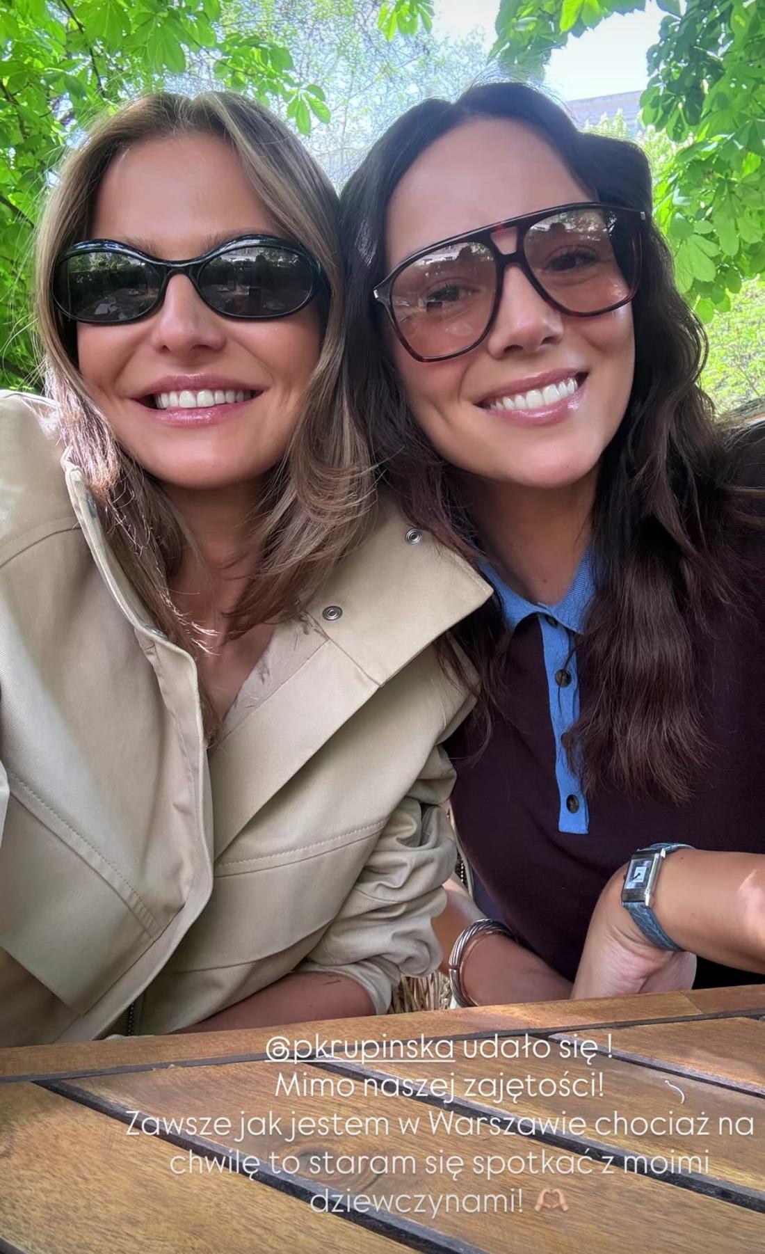 Anna Lewandowska, Paulina Krupińska, fot. Instagram