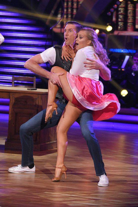 Agnieszka Kaczorowska i Łukasz Kadziewicz w Tańcu z gwiazdami