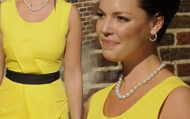 Katherine Heigl niczym kanarek (FOTO)