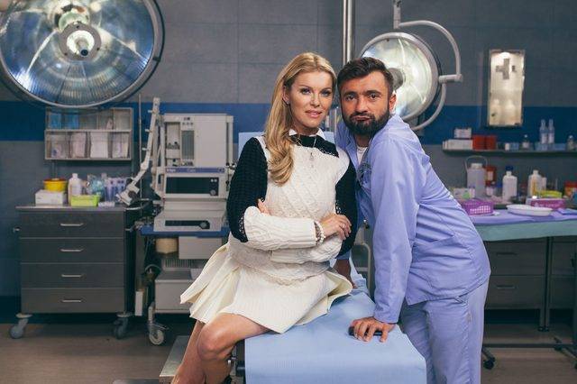 Kinga Korta na planie serialu Szpital