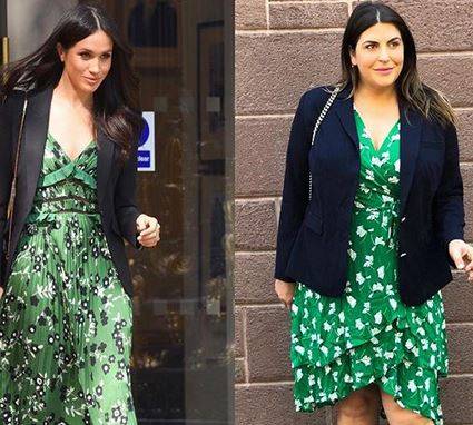 Wygląda jak KSIĘŻNA? Blogerka PLUS SIZE kopiuje styl Meghan Markle (ZDJĘCIA)