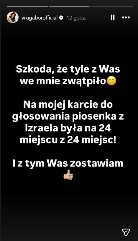 Viki Gabor fot. Instagram