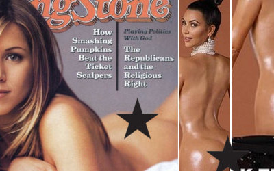 Jennifer Aniston daje pstryczka w pupę Kim Kardashian