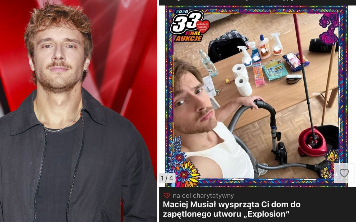 WOŚP 2025. Maciej Musiał ogłosił nietypową aukcję. Przyjdzie do Waszego domu i….