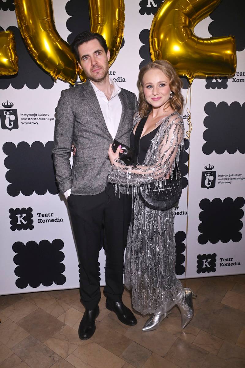 Premiera spektaklu “Karnawał warszawski”. Beata Ścibakówna i Jan Englert, Edward Miszczak i Anna Cieślak…