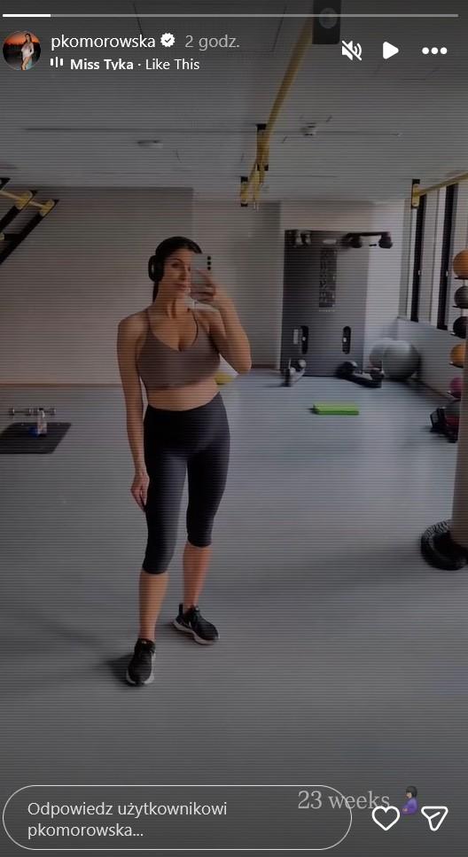 Ukochana Pawła Deląga pokazuje ciążowy brzuszek, fot. Instagram