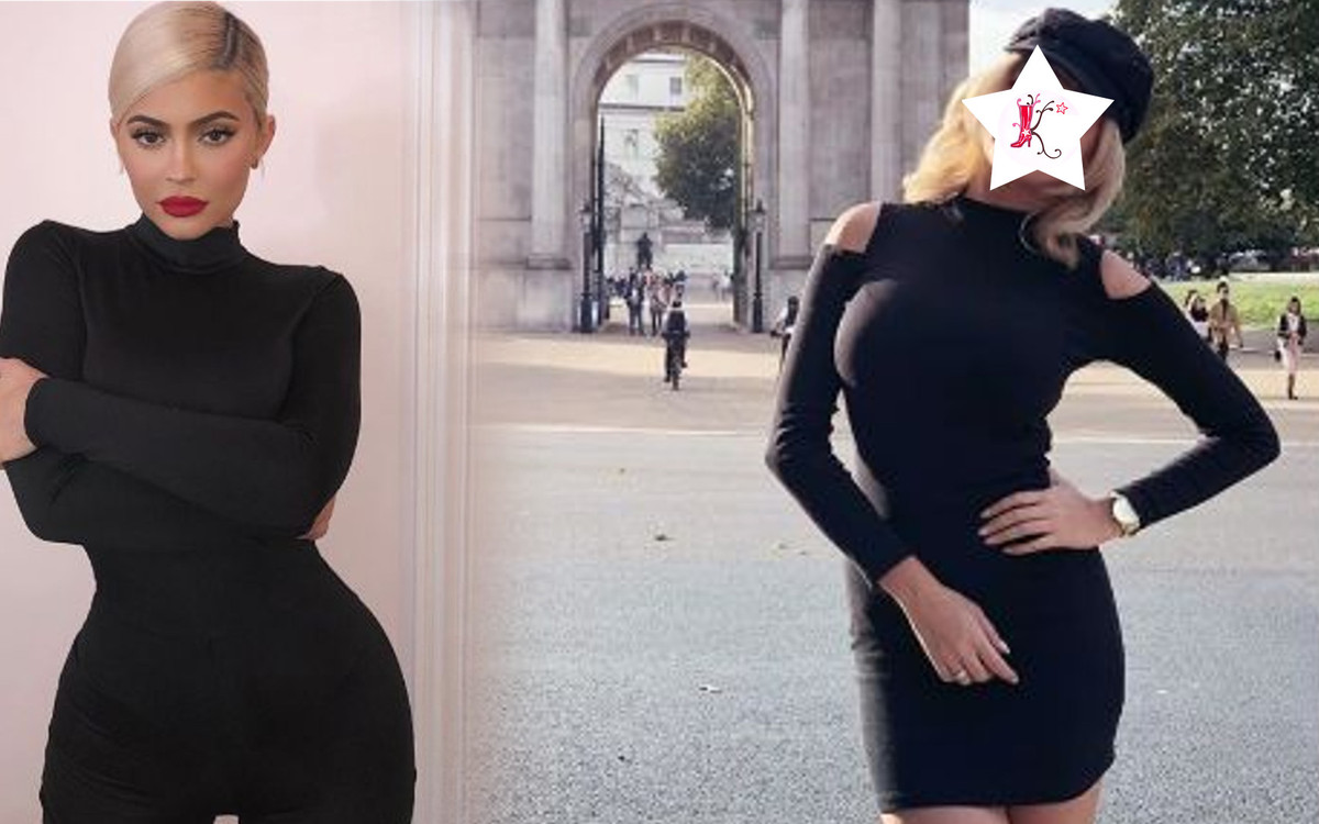 Kylie Jenner pozowała w małej czarnej, teraz polska celebrytka wygląda jak ona!