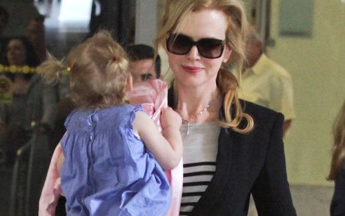 Nicole Kidman z mężem i dziećmi