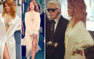 Rihanna na Paryskim Tygodniu Mody (FOTO)