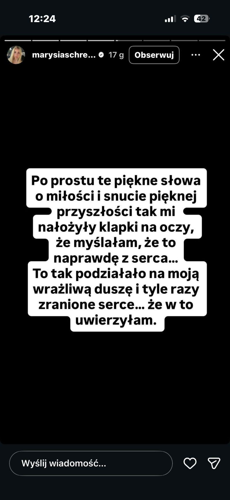 Marianna Schreiber i Piotr Korczarowski, fot. Instagram/marysiaschreiber/