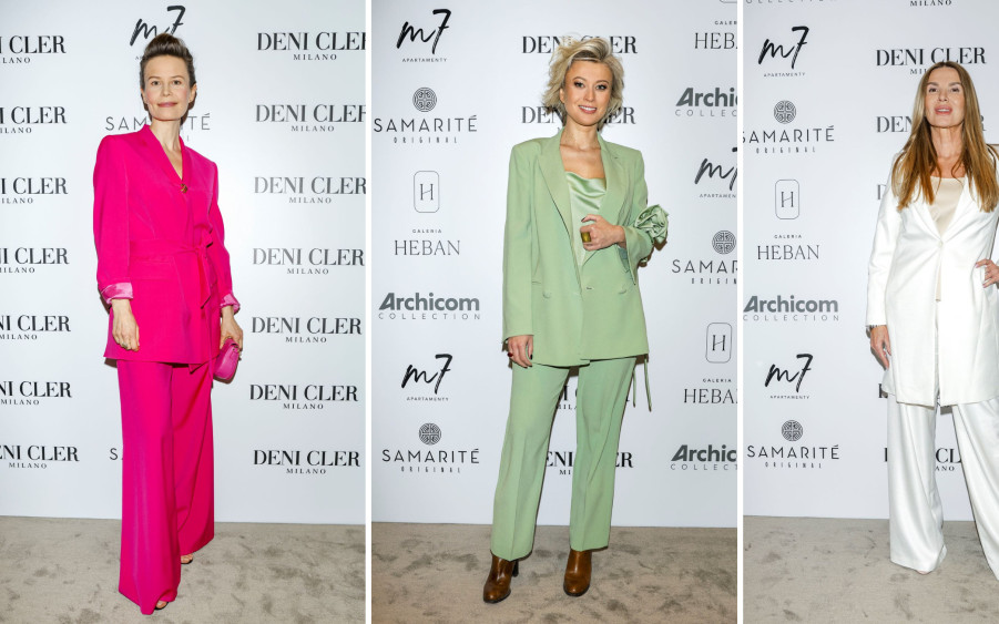 Wiosenne stylizacje gwiazd na Akademii Deni Cler. W tym sezonie garnitury rządzą! (FOTO)