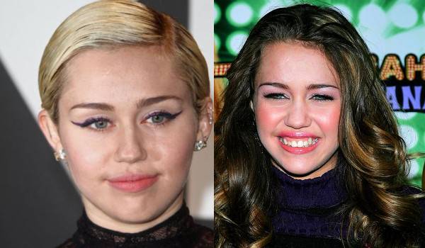 Te same gwiazdy w krótkich i długich włosach