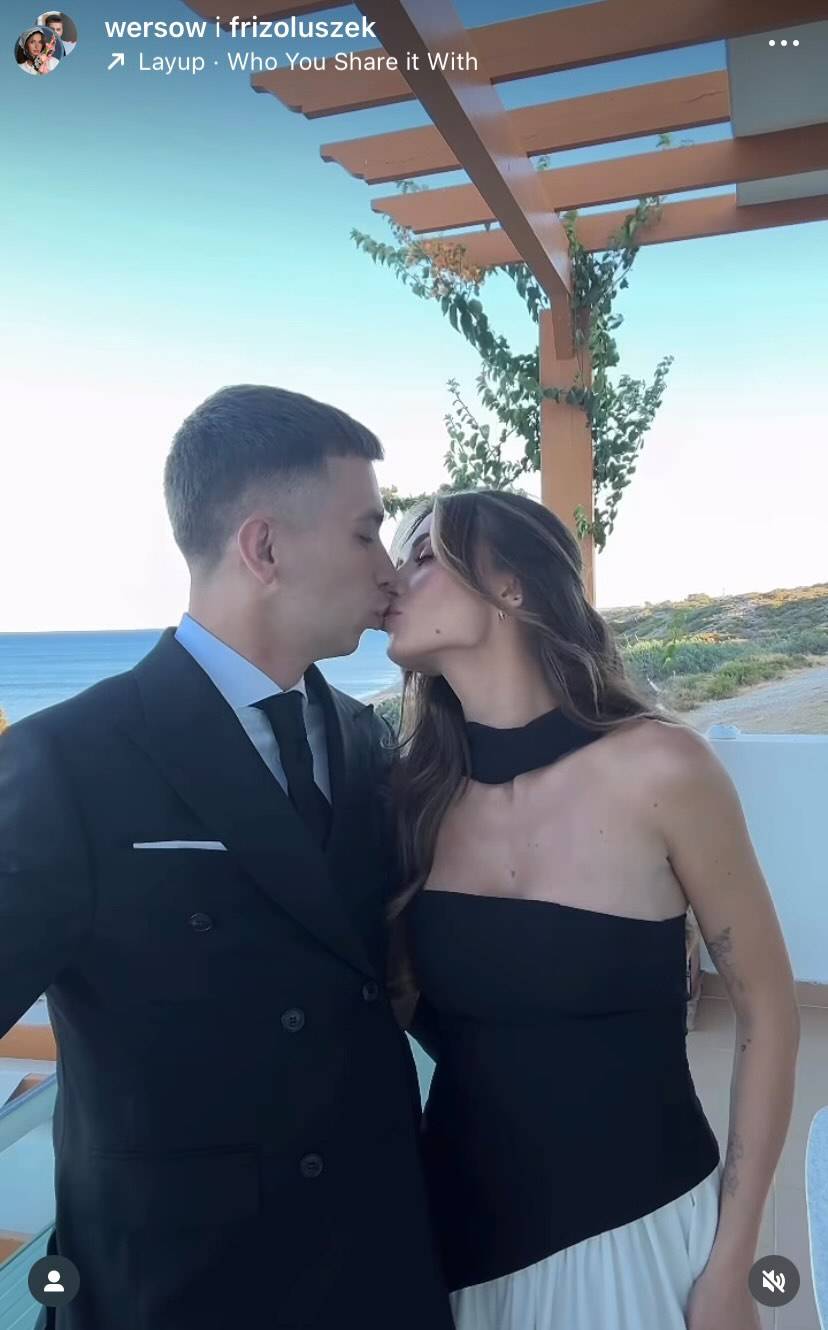 Wersow pokazała kolejne kadry z wesela. Tym razem odsłoniła kulisy kolacji przedślubnej (WIDEO)