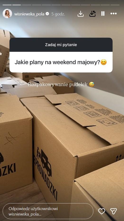 Pola Wiśniewska przeprowadziła się po rozstaniu z Michałem Wiśniewskim, fot. Instagram