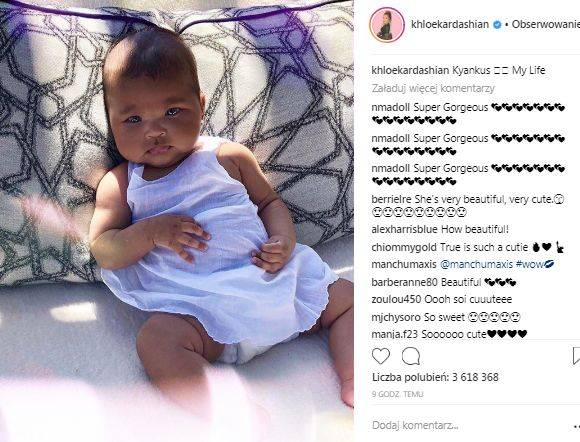 Khloe Kardashian użyła DZIWNEGO słowa opisując nowe zdjęcie córki True