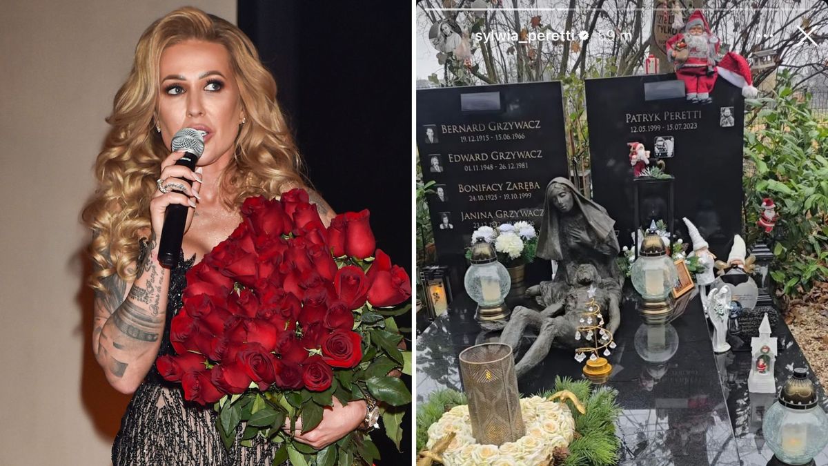 Sylwia Peretti odwiedziła grób syna Patryka. Nie do wiary, co mu przyniosła, fot. AKPA/Instagram.