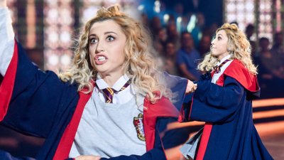 Justyna Żyła zatańczyła w stroju z filmu o Harrym Potterze! Ivona Pavlović OSTRO oceniła taniec
