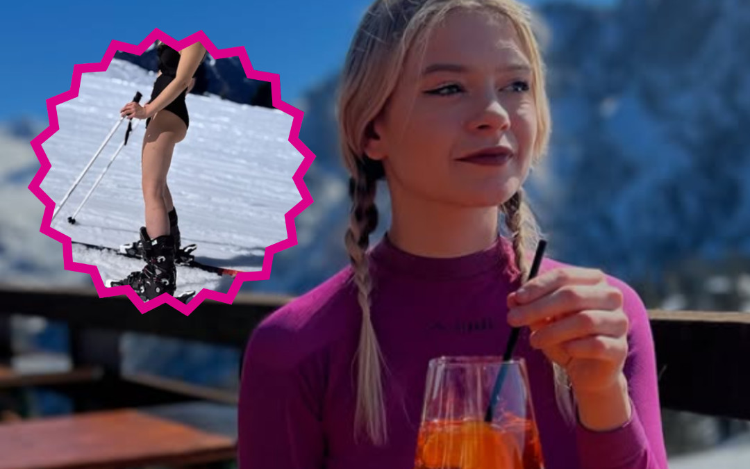 Julia Wróblewska pozuje na stoku w samym body! “Musiałam to wypróbować”