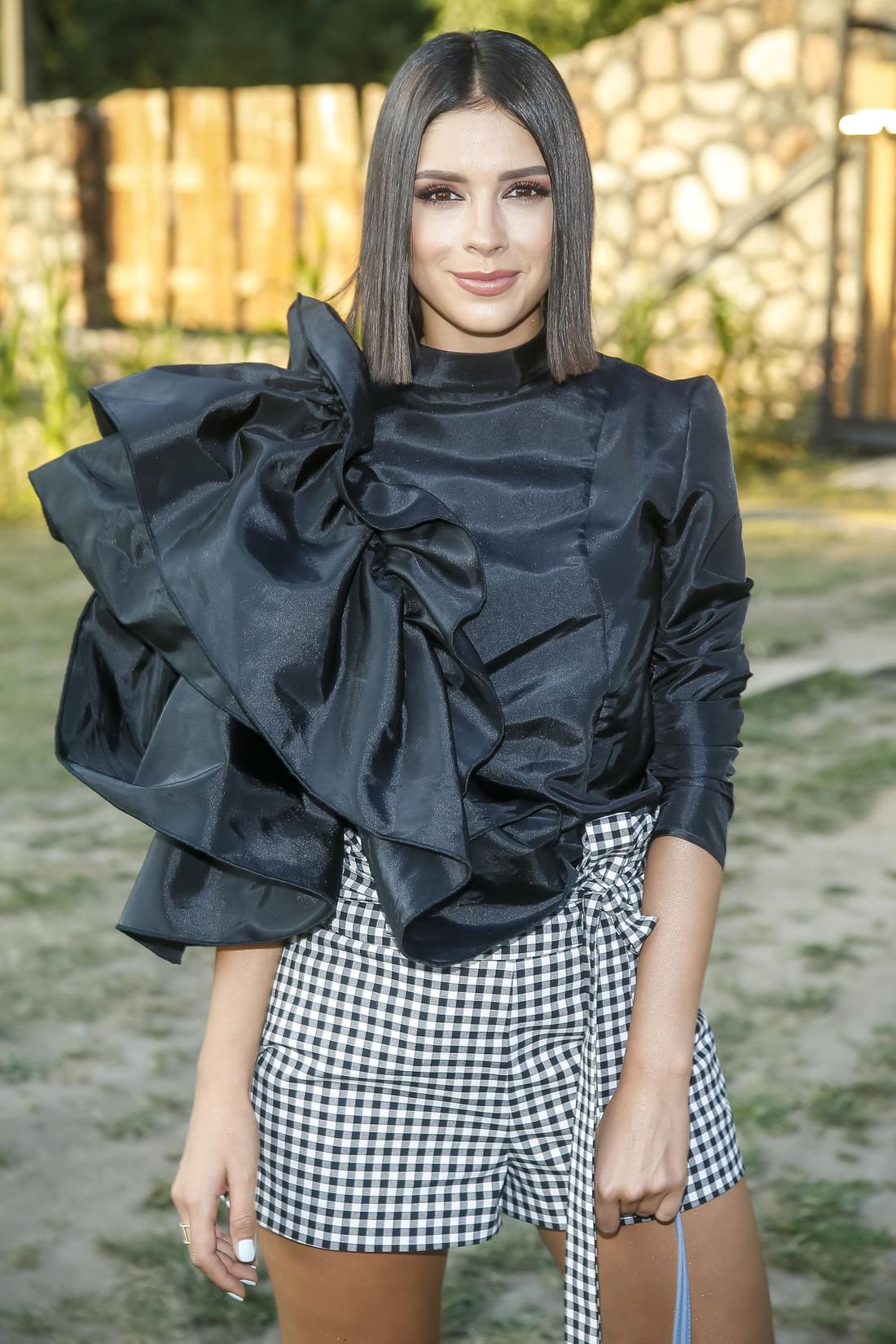 Klaudia Halejcio na ściance