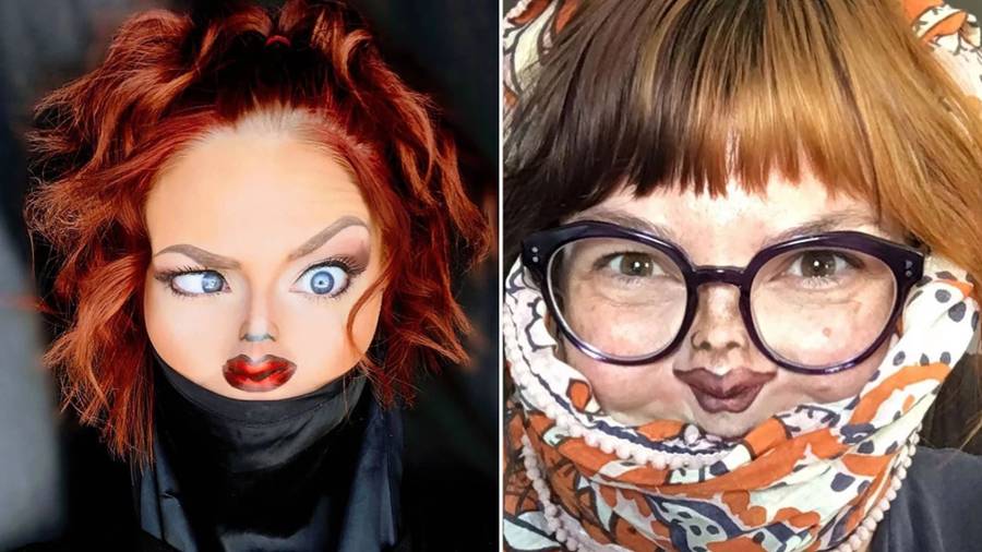 Makijaże ze złudzeniem optycznym