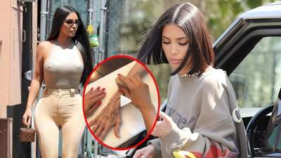 Kim Kardashian maluje dłoń swojej babci, by zakryć jej żyły
