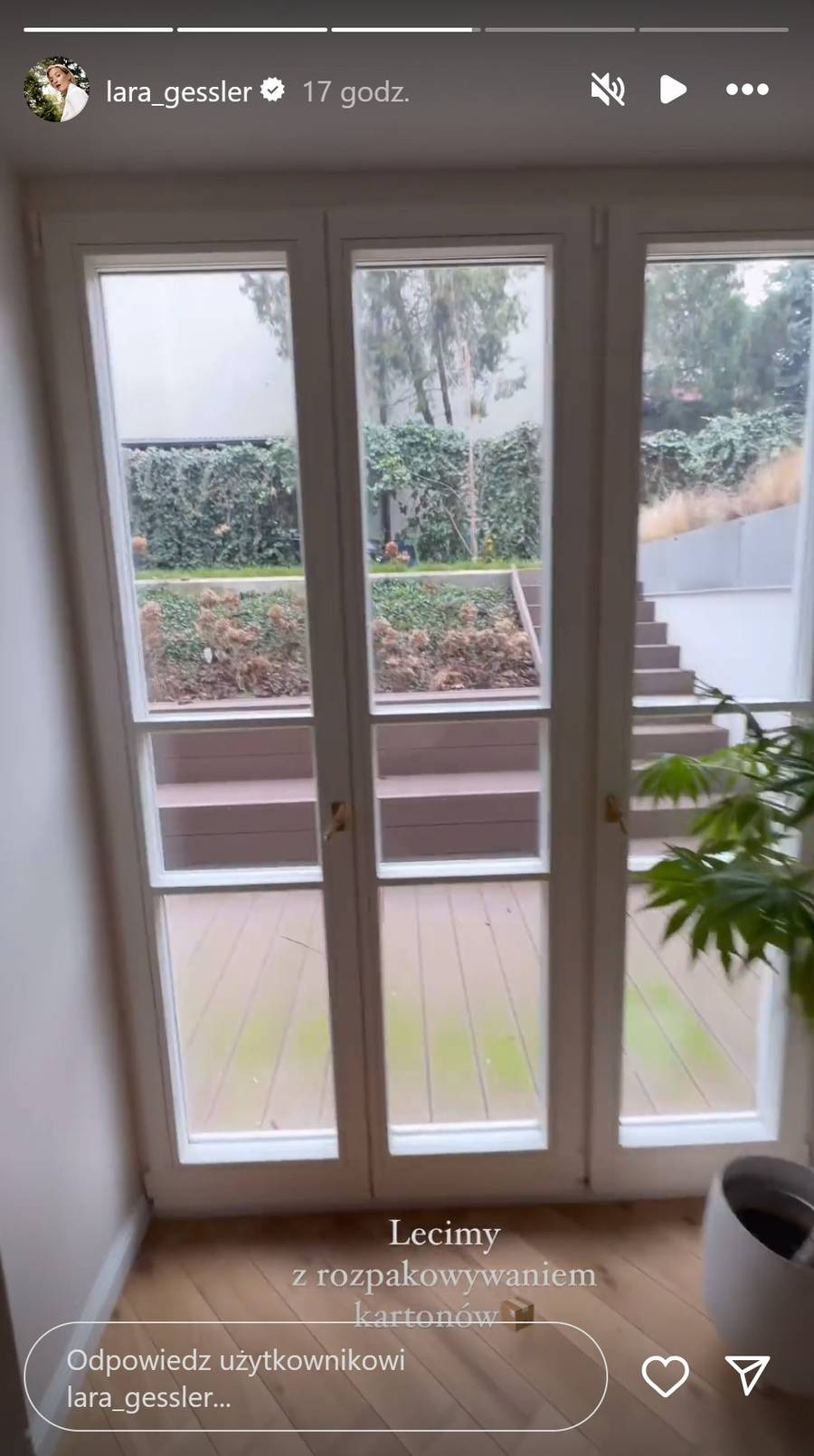 Lara Gessler chwali się nowym domem! “Lecimy z rozpakowywaniem kartonów” (ZDJĘCIA)