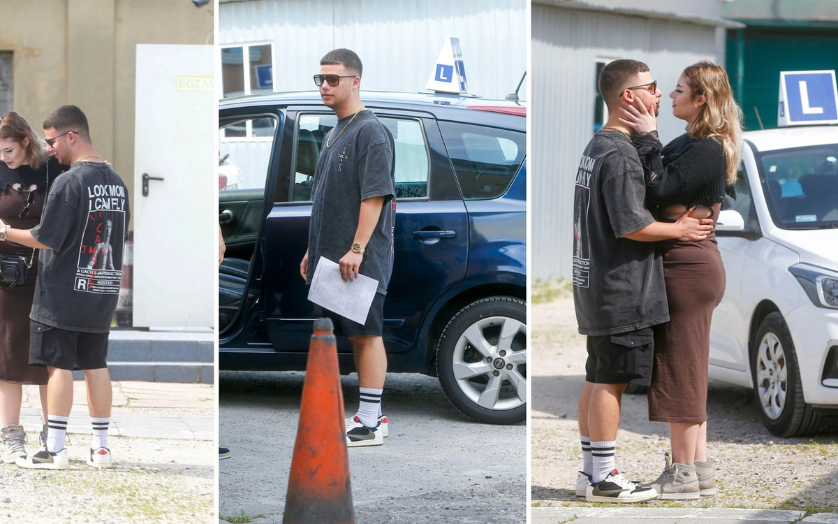 Allan Krupa zdał egzamin na prawo jazdy. Towarzyszyła mu ukochana (ZDJĘCIA)