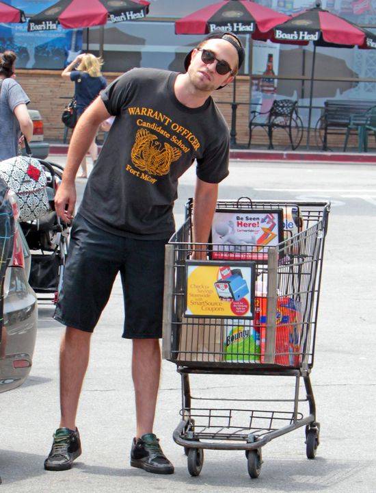 Robert Pattinson na zakupach