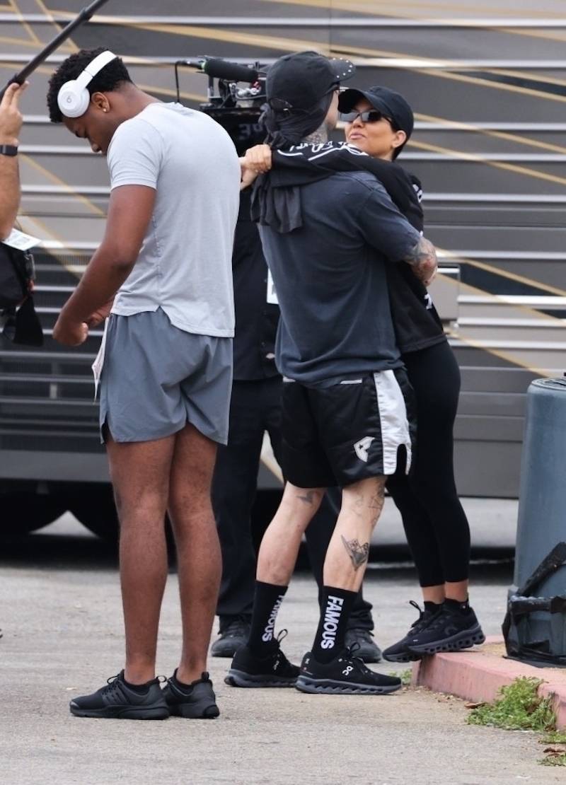 Travis Barker wziął udział w biegu na 5 km. Nie mogło zabraknąć Kourtney