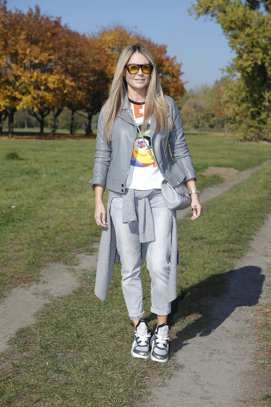 Małgorzata Rozenek podczas biegu “Czas na wzrok”