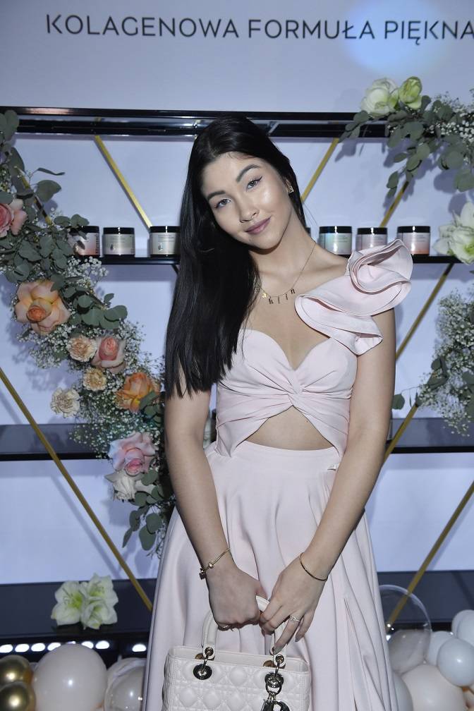 Konferencja prasowa marki kosmetycznej. Roześmiana Katarzyna Warnke, dawno niewidziana Marieta Żukowska