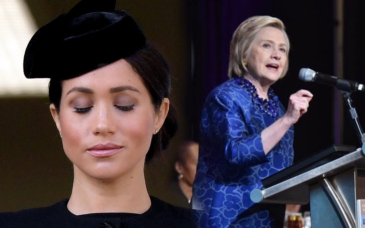 Hillary Clinton MOCNO o odejściu Meghan z rodziny królewskiej