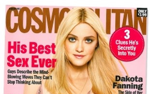 Dakota Fanning na okładce Cosmopolitan (FOTO)