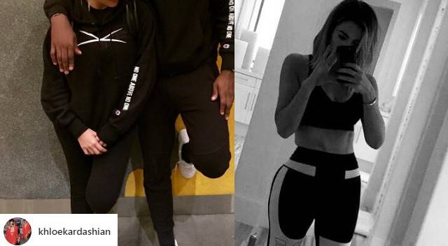Gdy Khloe Kardashian ćwiczyła, fani zauważyli, że jej brzuch…