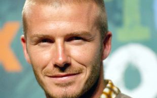 Beckham pożera wzrokiem cheerleaderkę