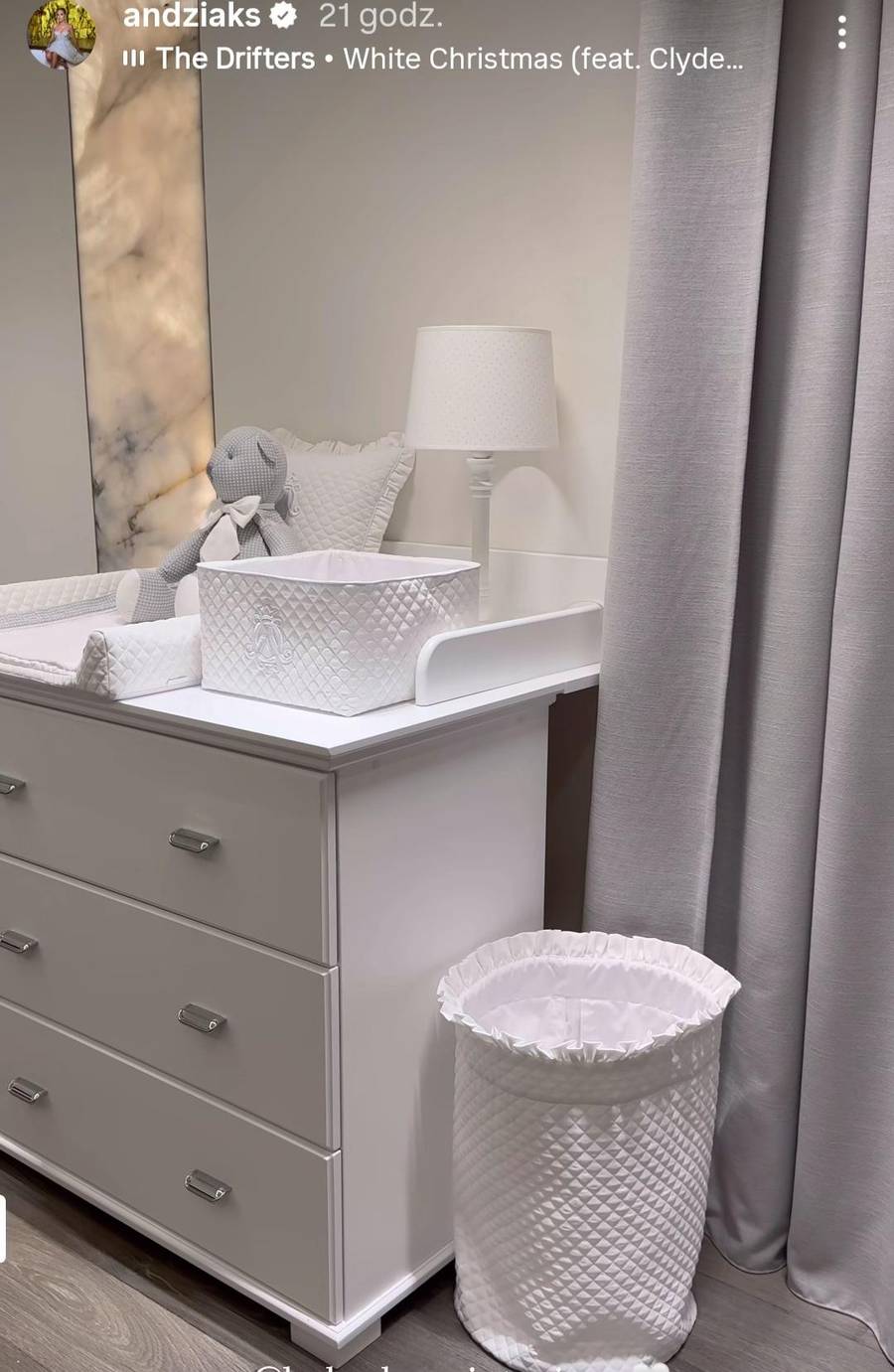 Tak wygląda pokoik syna Andziaks, fot. Instagram