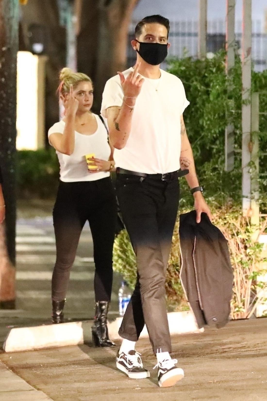 Ashley Benson i G-Eazy przyłapani przez fotoreporterów. 