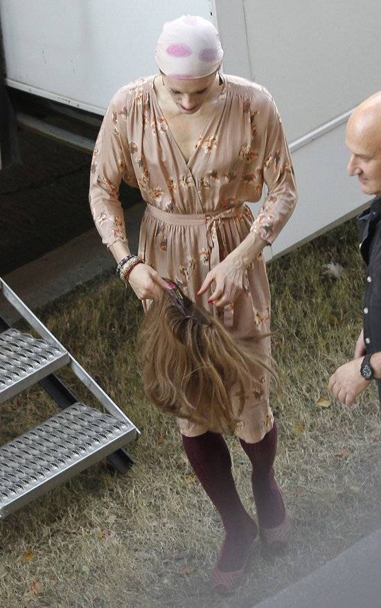 Jared Leto na planie filmu “Dallas Buyers Club”